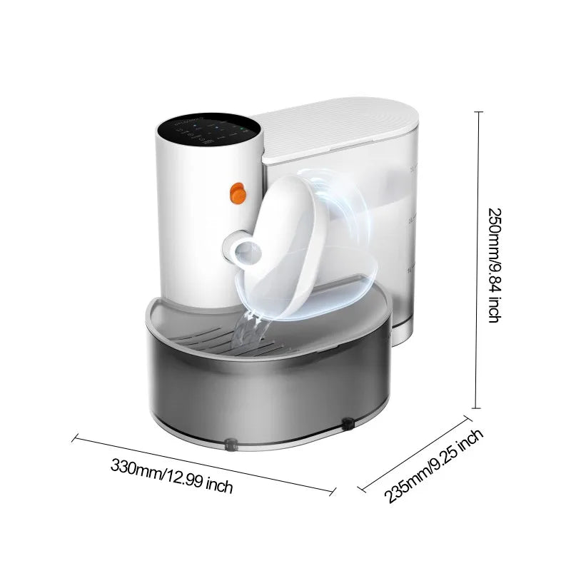 Smart Pet Water Dispenser Wireless Water Fountain Dispenser Rechargeable Automatic