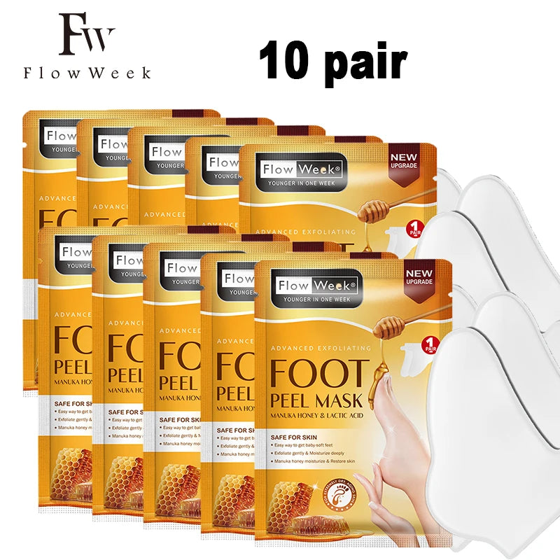 Foot Peeling Mask Repairs Heels & Removes Dry Dead Skin Exfoliating