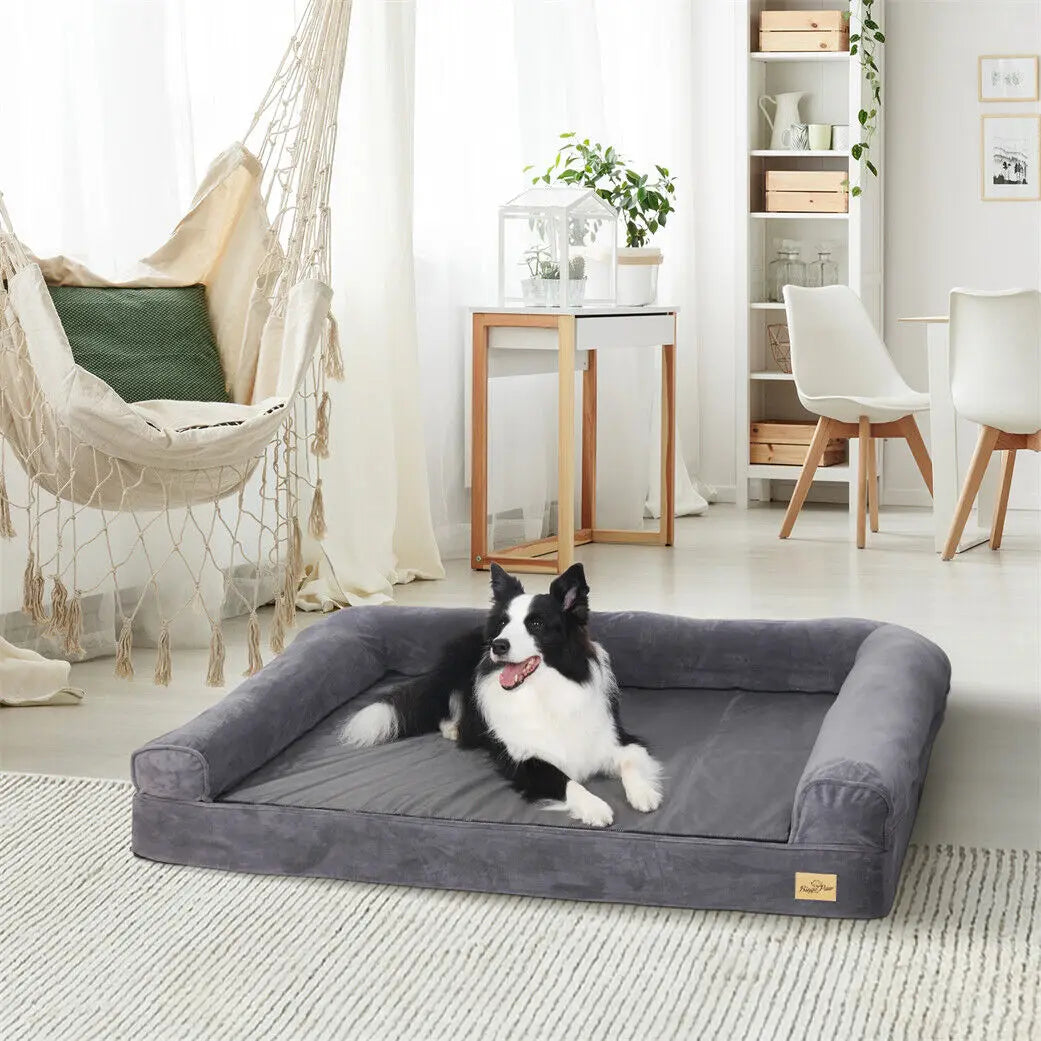 Dog Bed Extra Large Orthopedic Pet Mattress, Cushion with Removable Washable Cover, Soft Sponge Foam
