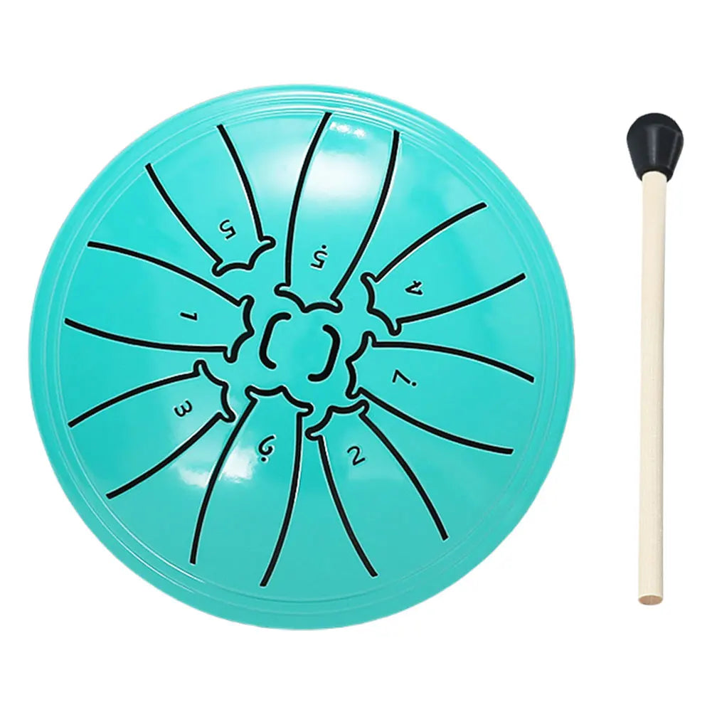 4 Inch 8 Notes Handpan Drum with Drum Mallet Percussion, Rain Drum for Yoga Meditation