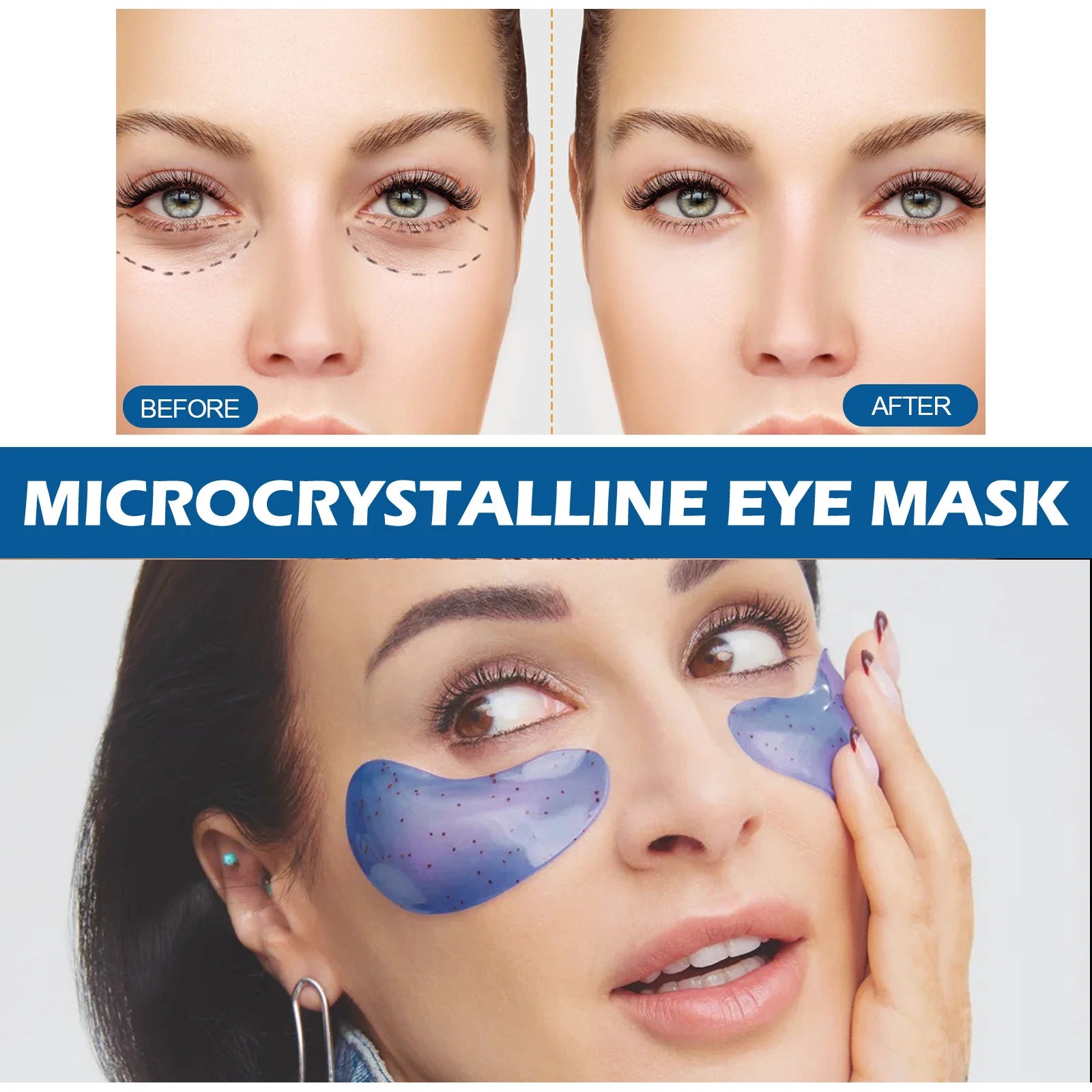 EELHOE Collagen Eye Mask Lightens Dark Circles, Hydrates, Moisturizes, Lifts