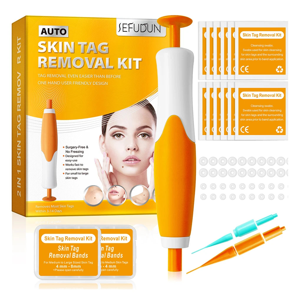 2 IN 1 Auto Micro Skin Tag Remover Device, Mole, Wart Remover Beauty Tools