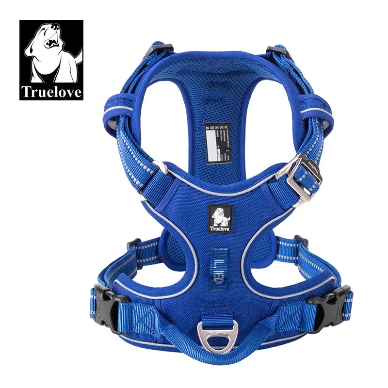 Truelove Pet Dog Harness Camouflage Reflective Nylon Easy to Adjust