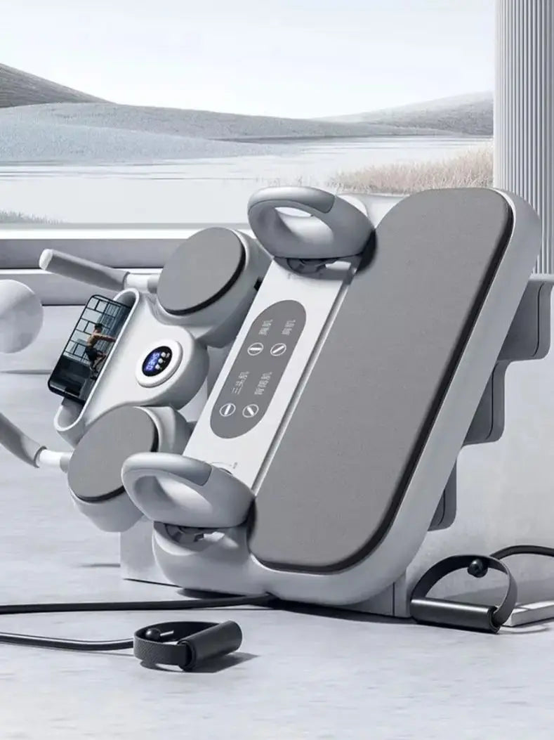 Pilates Board, 6 in 1 Multifunctional Equipment, Foldable Pilates Reformer Board