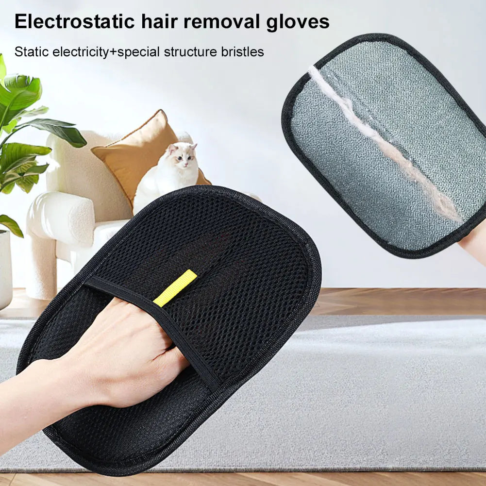 Pet Grooming Reduce Shedding Glove hair remover for all pets