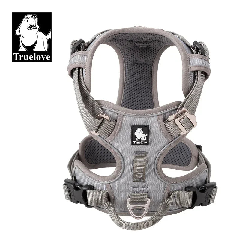 Truelove Pet Dog Harness Camouflage Reflective Nylon Easy to Adjust