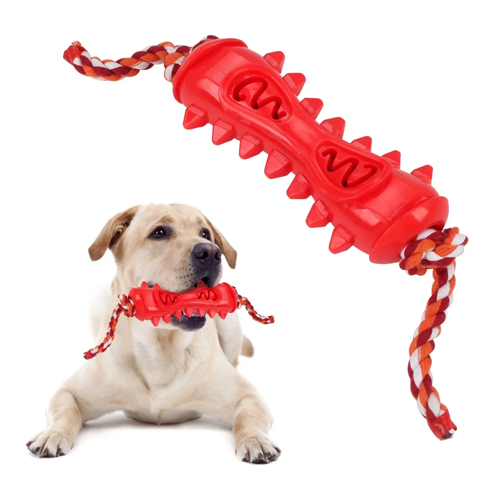 Dog Chew Toys, Safety Molar, Rod Puzzle Training Playing Biting Toy, Toothbrush Care Cleaning Stick