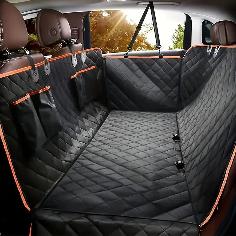 Dog Car Seat Cover for Pets 100% Waterproof, Hammock, Scratch Proof, Nonslip, Durable, Soft Back Seat Cover