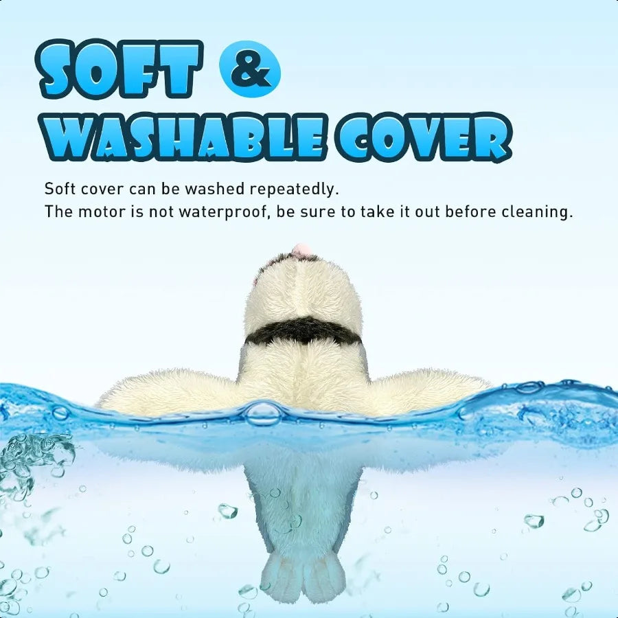 Cat Toys Flapping Wings Penguin, Chirping Bird Interactive Catnip, Touch Activated, Rechargeable