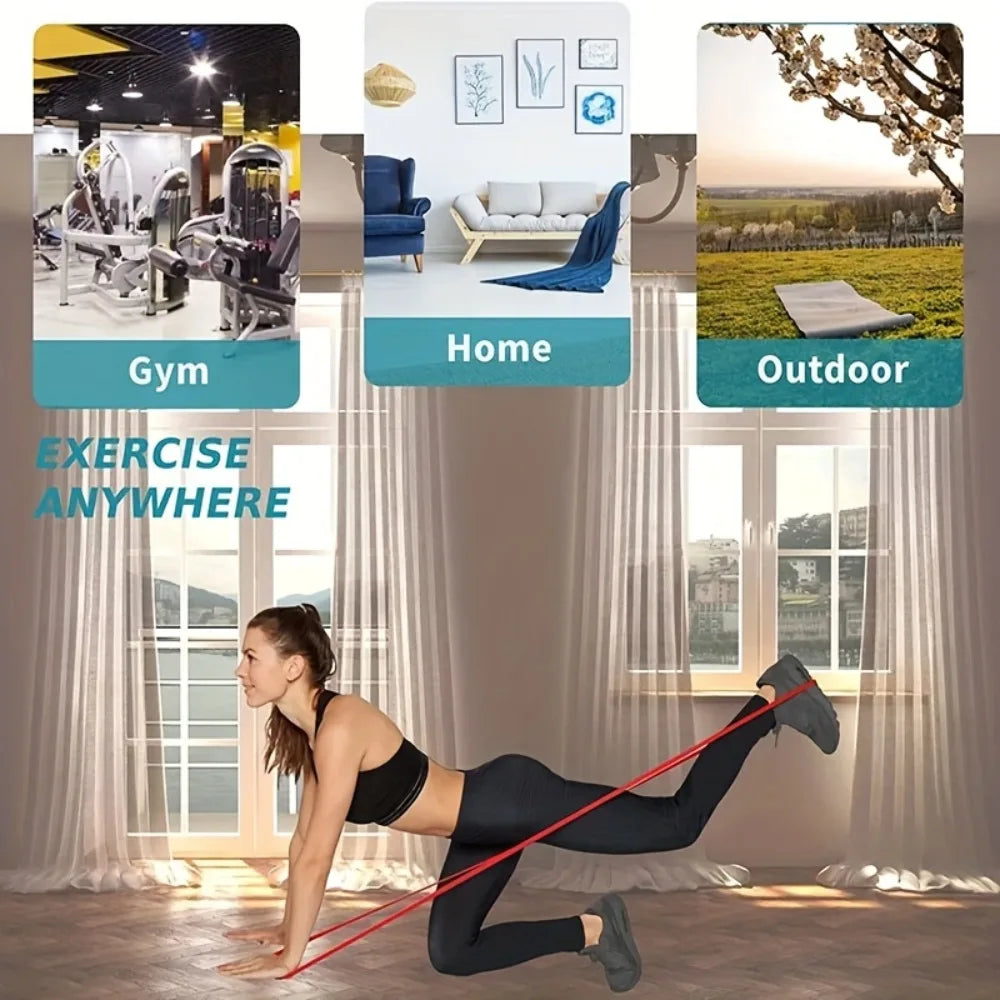 1pc Sports Yoga Resistance Bands, Fitness Pull Belt Suitable for Yoga, Strength Training, Body Stretching