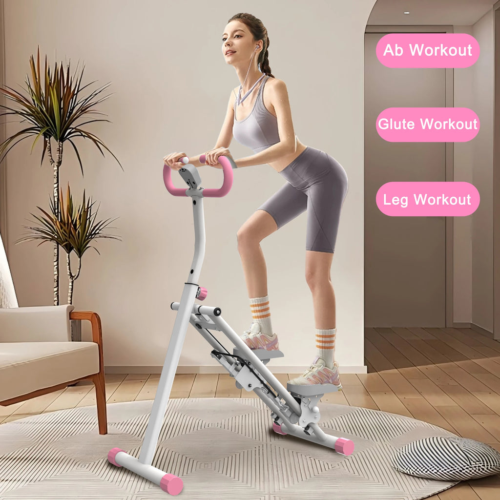 330lbs Stair Stepper Climber Machine with Handlebar - Upgrade Vertical Climber Workout Machine for Full-Body