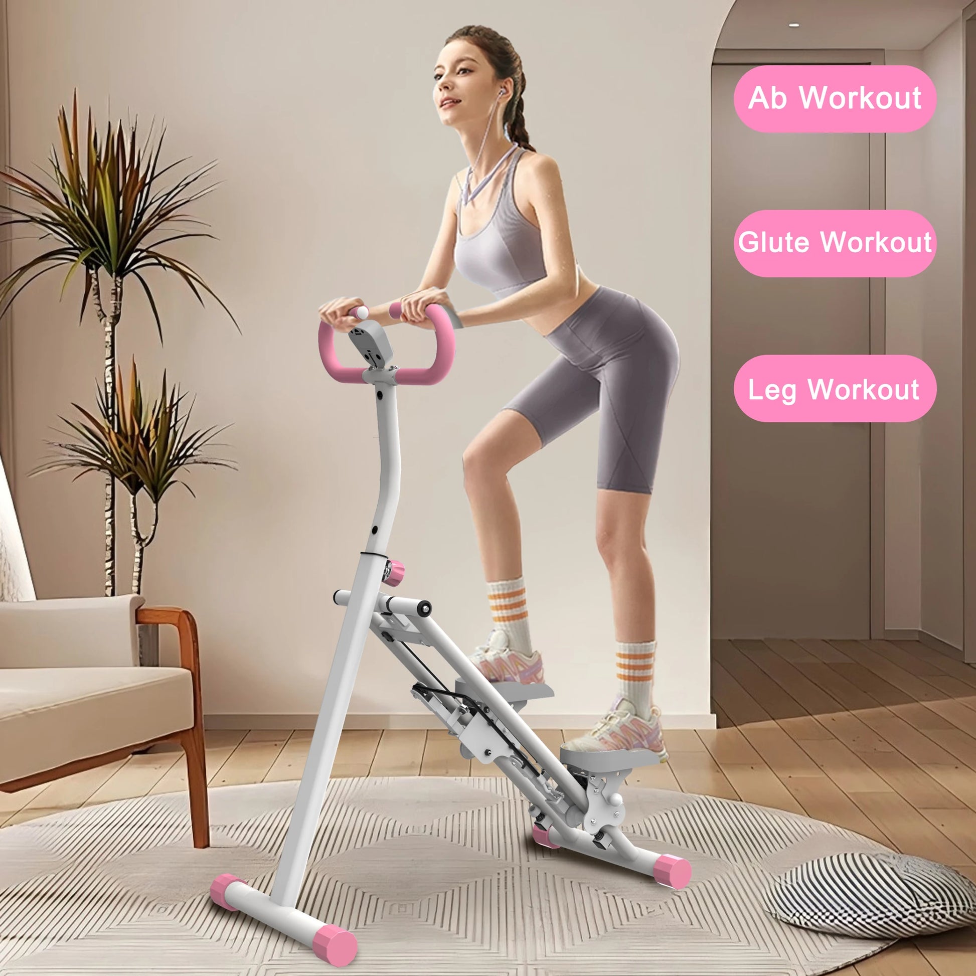 330lbs Stair Stepper Climber Machine with Handlebar - Upgrade Vertical Climber Workout Machine for Full-Body