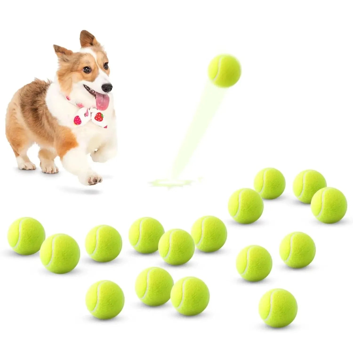 Tennis Balls for Dogs, 2-Inch Size, Compatible with Most Automatic Ball Launchers Idea for Small Dogs