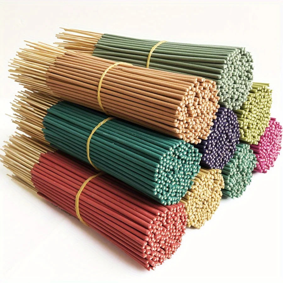 170pcs Scented Bamboo Incense Sticks – 24/73/170 Mixed Pack for Home Use