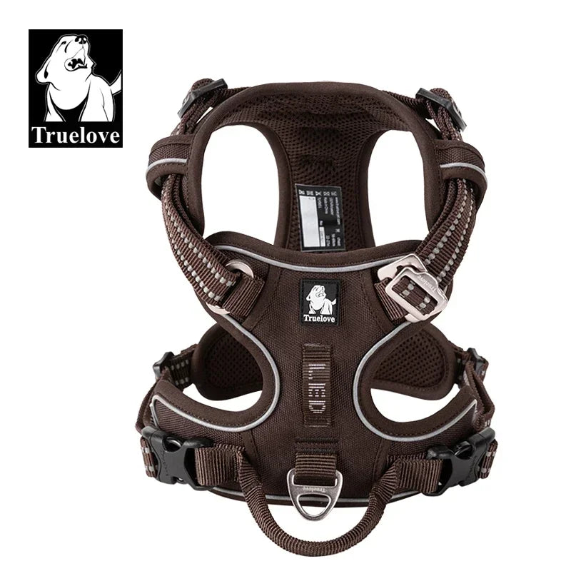 Truelove Pet Dog Harness Camouflage Reflective Nylon Easy to Adjust