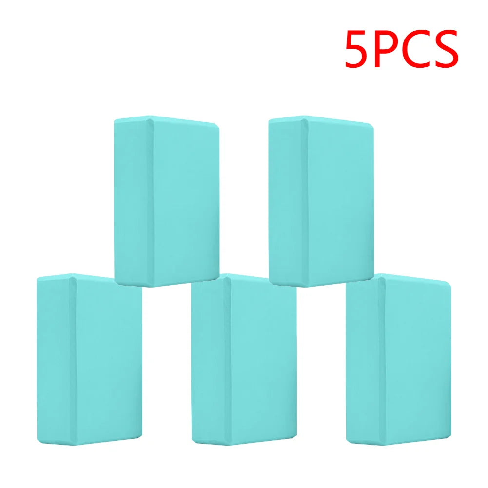 2-5PCS EVA Yoga Block Moisture-Proof, High Density, Body Shaping and for Meditation