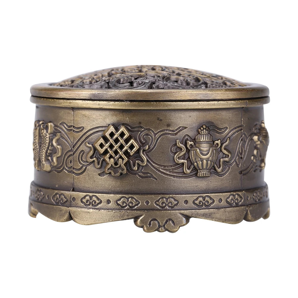 Vintage Incense Burner Backflow Smoke, Cone Holder Burner for Meditation, Home Decoration