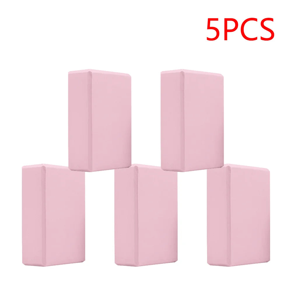 2-5PCS EVA Yoga Block Moisture-Proof, High Density, Body Shaping and for Meditation