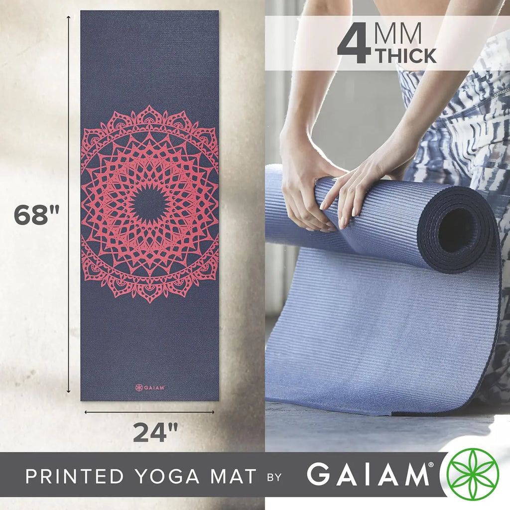 Non-Slip Yoga Mat for All Exercises, Pilates & Fitness, Durable & Comfortable