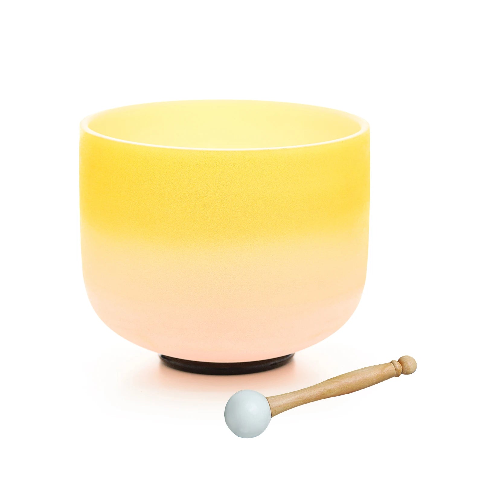 Outlets! Crystal Singing Bowl 3Pcs  for Sound Healing with  Suedce Stick and Bag