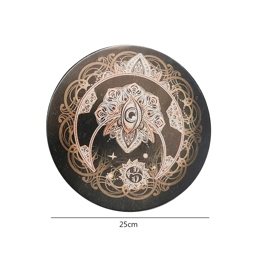 Alchemical Moon Drum Shaman Drum Tree of Life Sound Healing Tool for Spiritual Music Meditation