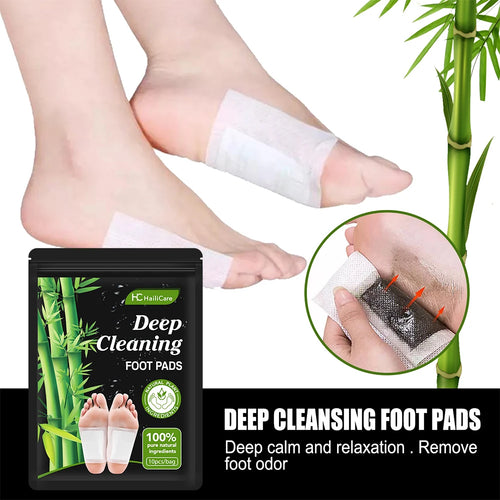 10pcs/Bag Foot Pads Detoxifying All-natural Bamboo Deep Cleansing, Improve Sleep, Relaxation, Relief Stress