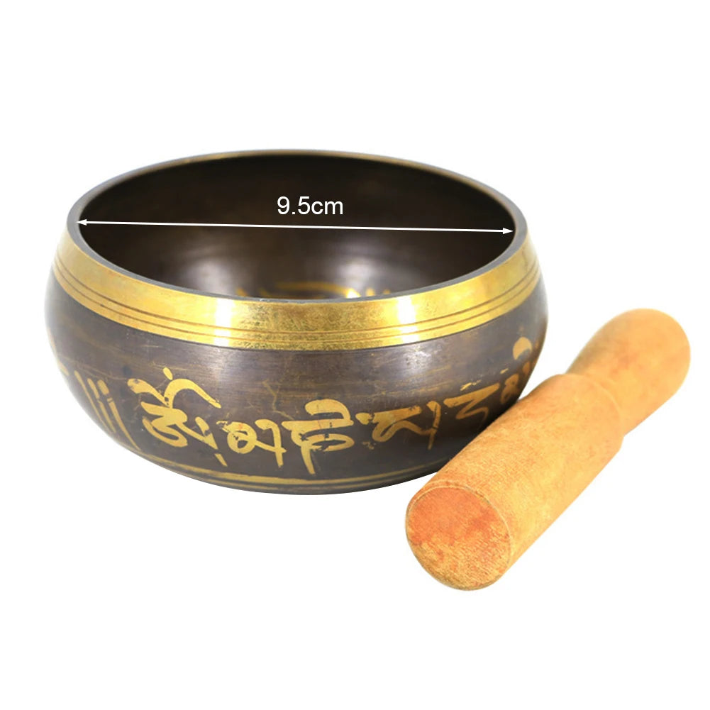 Nepal Tibetan Sing Bowl Yoga, Meditation, Fengshui Handmade Bronze Chime Bowl