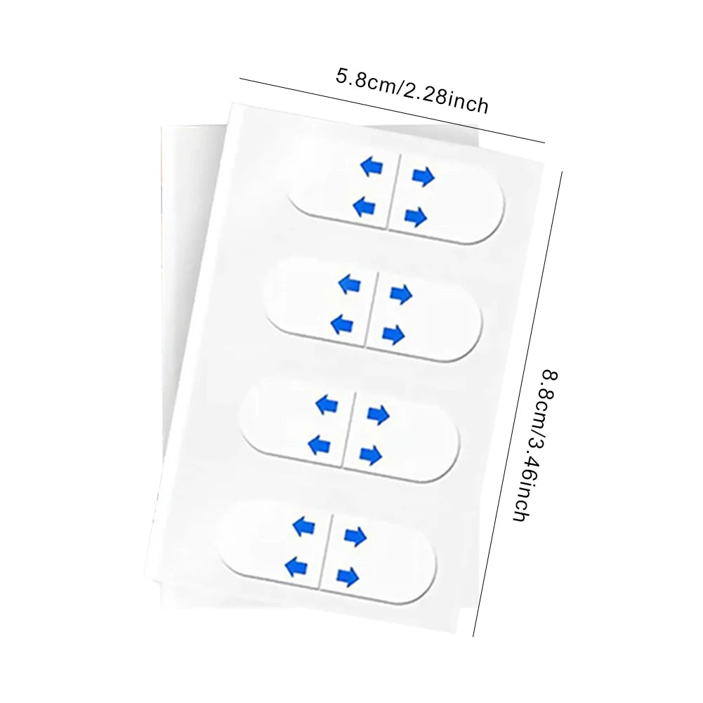 Portable Anti Wrinkle Beauty Stickers 60pcs Anti Wrinkle Face Tape, Waterproof, Elastic Breathable