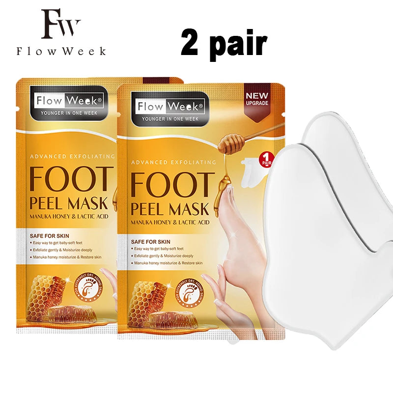 Foot Peeling Mask Repairs Heels & Removes Dry Dead Skin Exfoliating