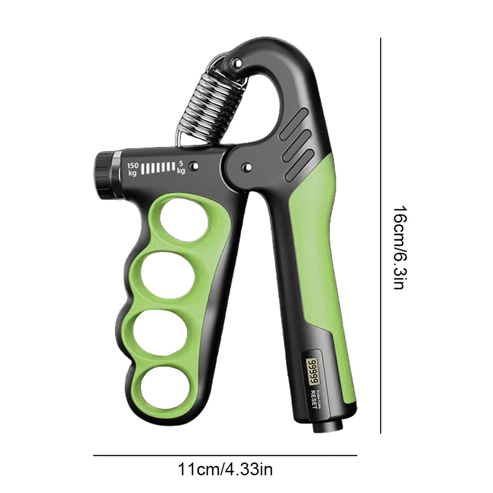Hand Grip Strengthener 5-100Kg Adjustable Resistance Wrist Expander Anti Slip with Counter