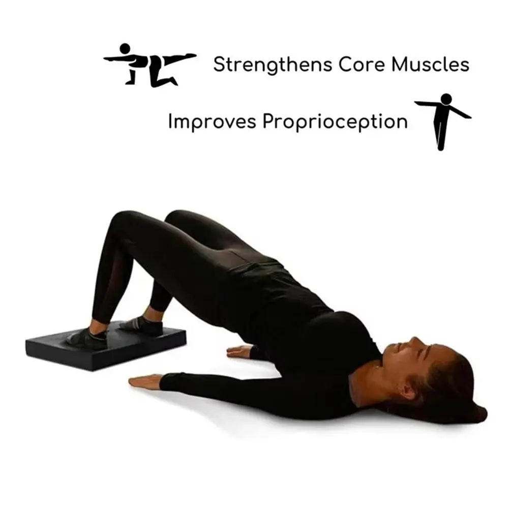 Balance Training Pad Non-Slip High Rebound Thickened Foam Mat for Core Stability