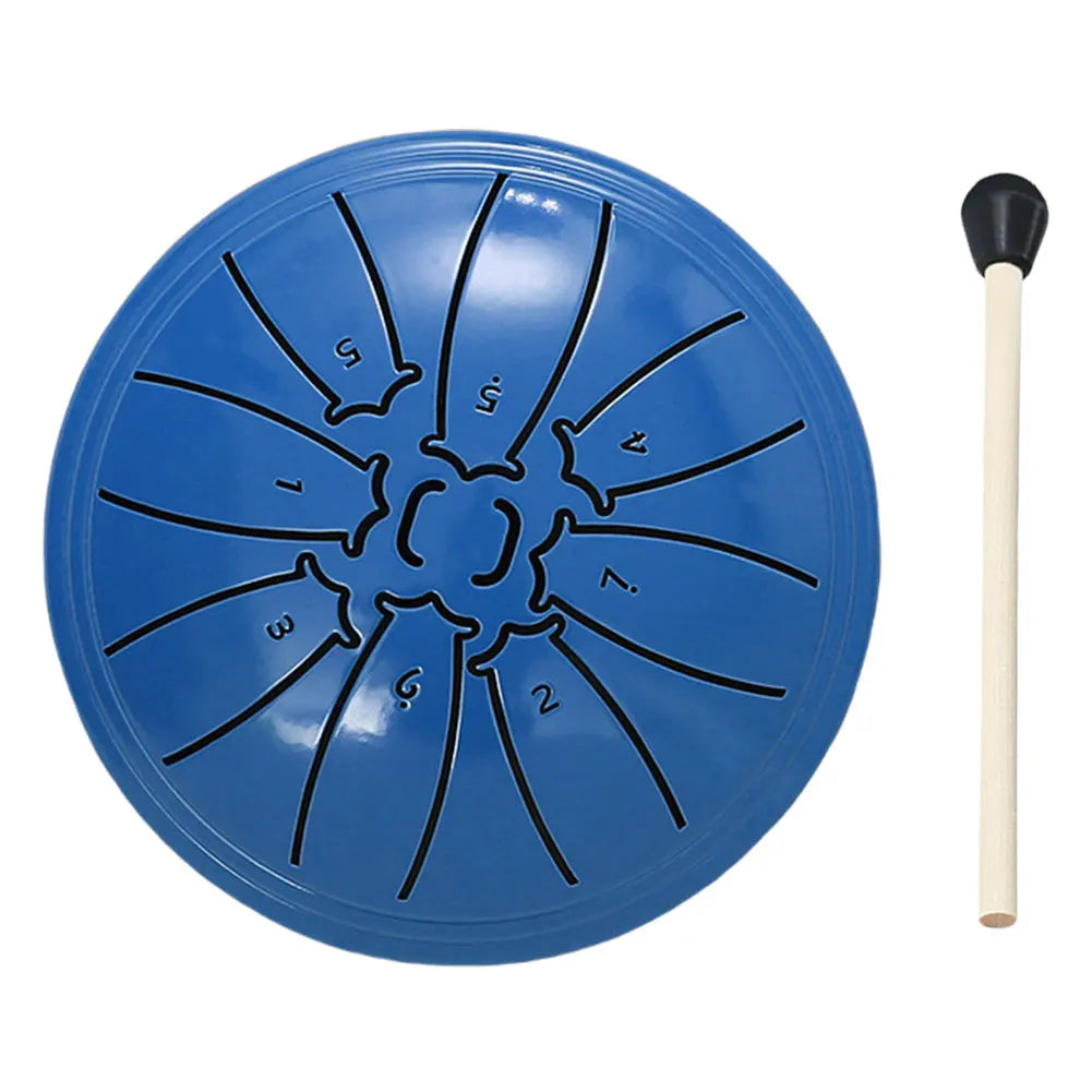4 Inch 8 Notes Handpan Drum with Drum Mallet Percussion, Rain Drum for Yoga Meditation