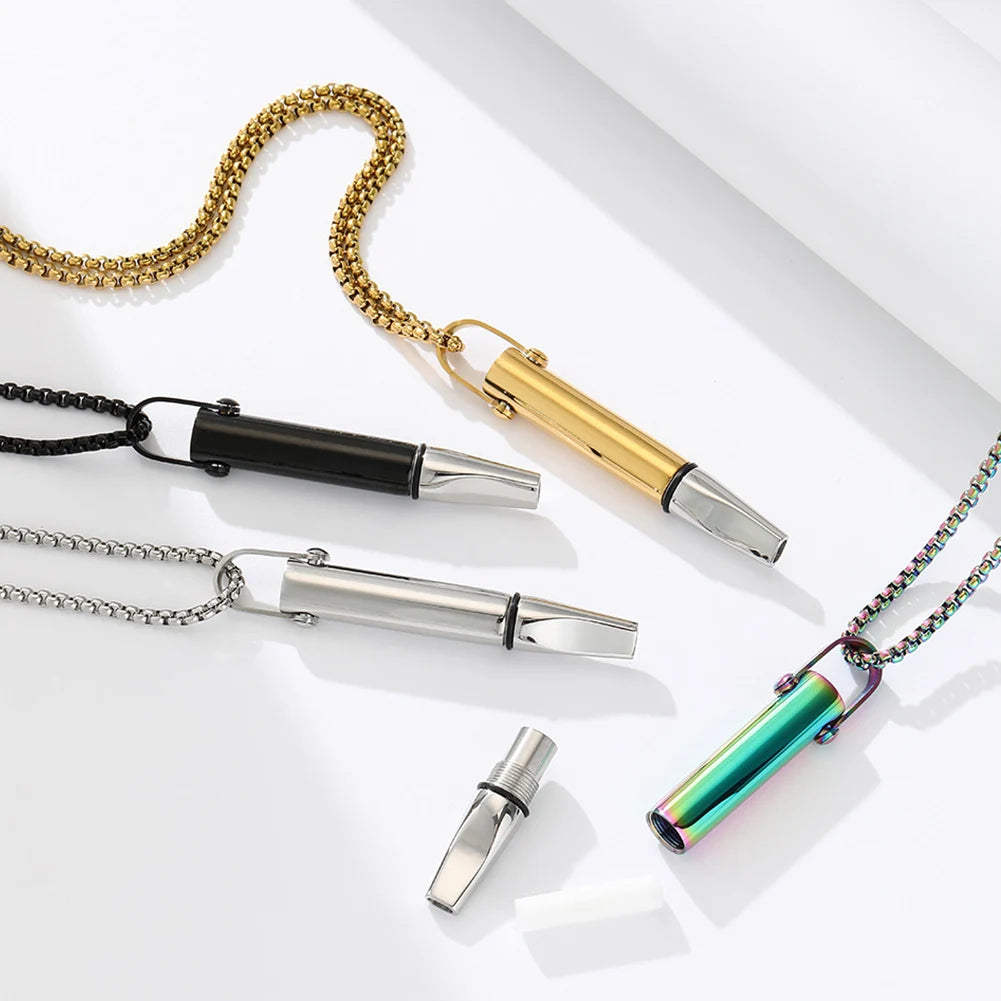 Auxiliary Yoga Meditation Necklace With Built-in Cotton Core Increases Breathing Resistance
