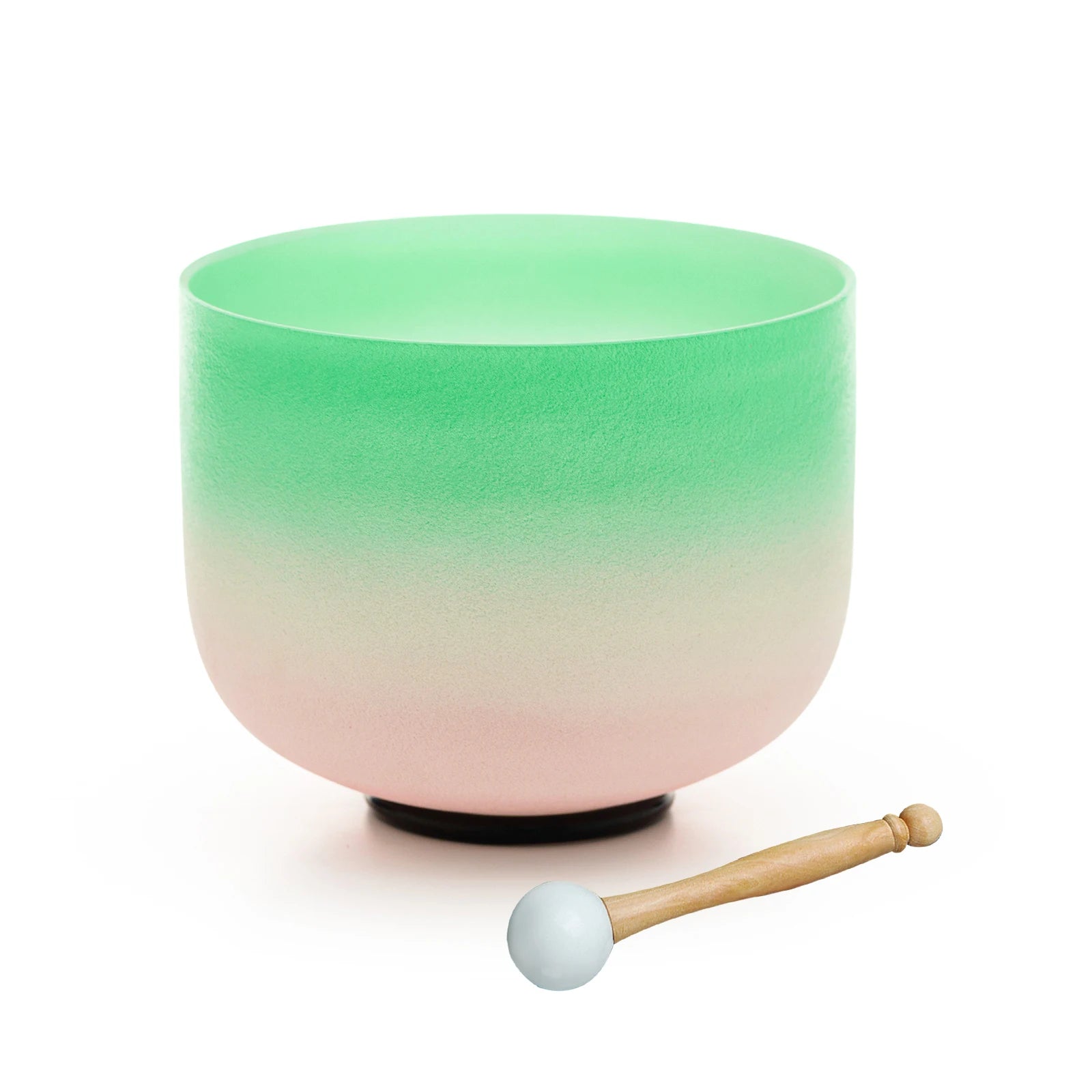 Outlets! Crystal Singing Bowl 3Pcs  for Sound Healing with  Suedce Stick and Bag