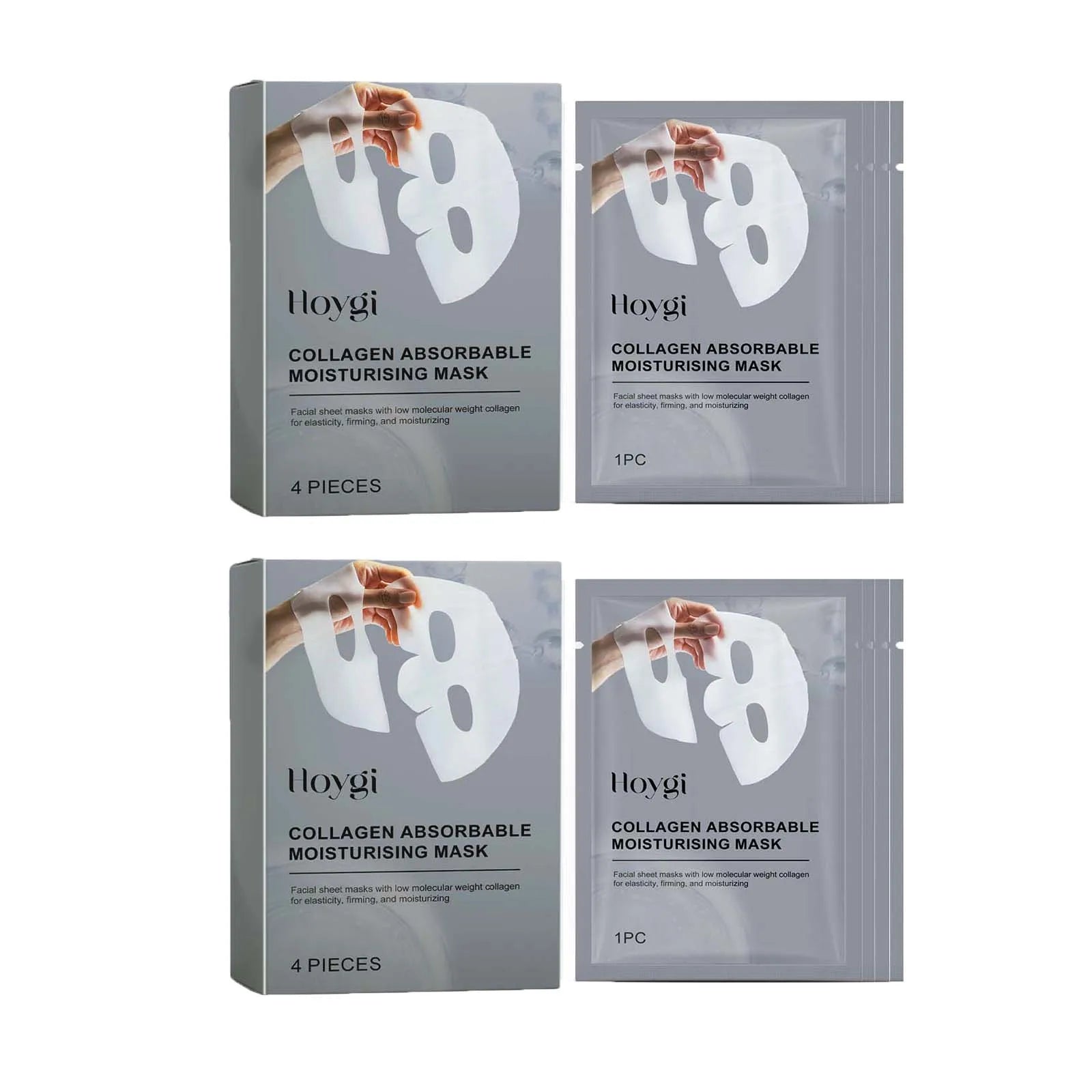 Collagen Absorbable Moisturizing Mask Overnight Lifting, Wrinkle Smoothing, Hydrating Facial Mask