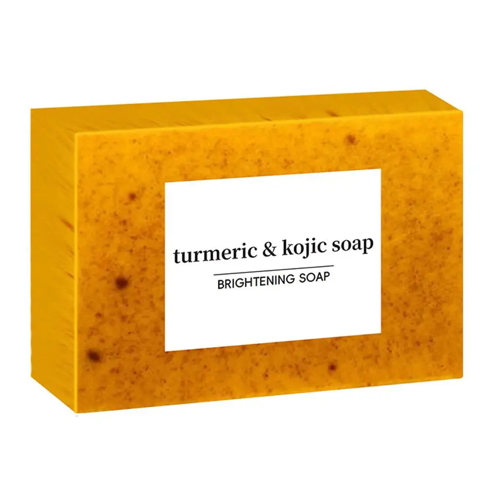 Hand Made Turmeric Soap Body Cleaning Natural Deeply Clean Skin, Refine Pores, Remove Acne