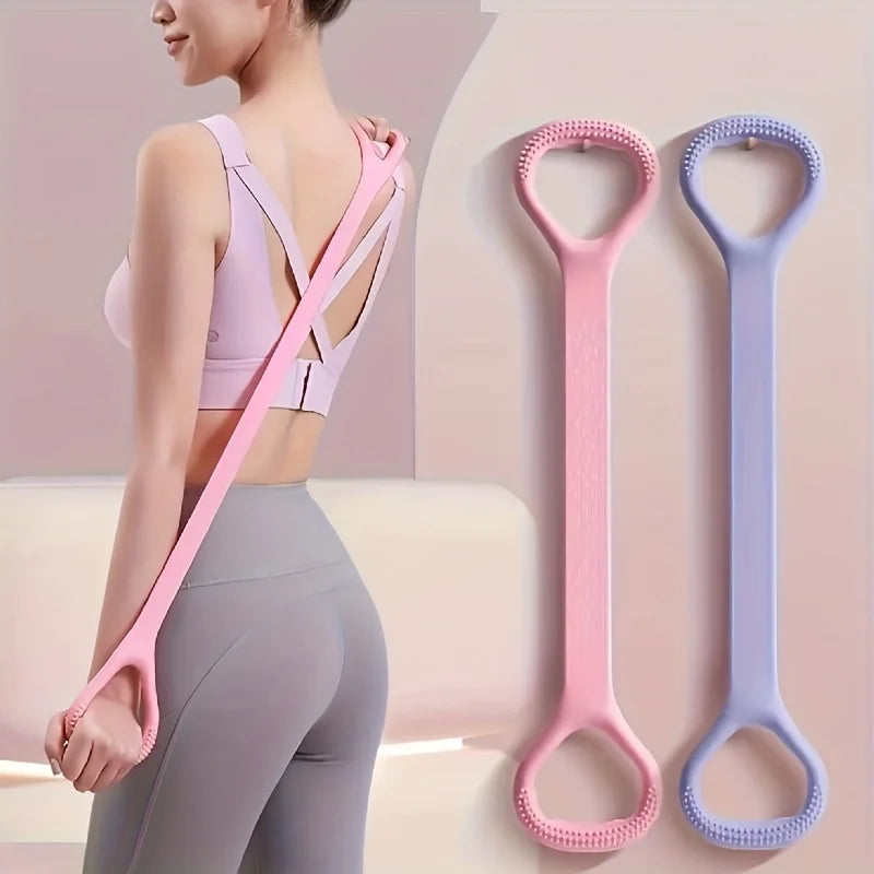 One Piece Yoga Resistance Band - High-Quality Elastic Fitness Stretching Rope Designed for Back Stretching,