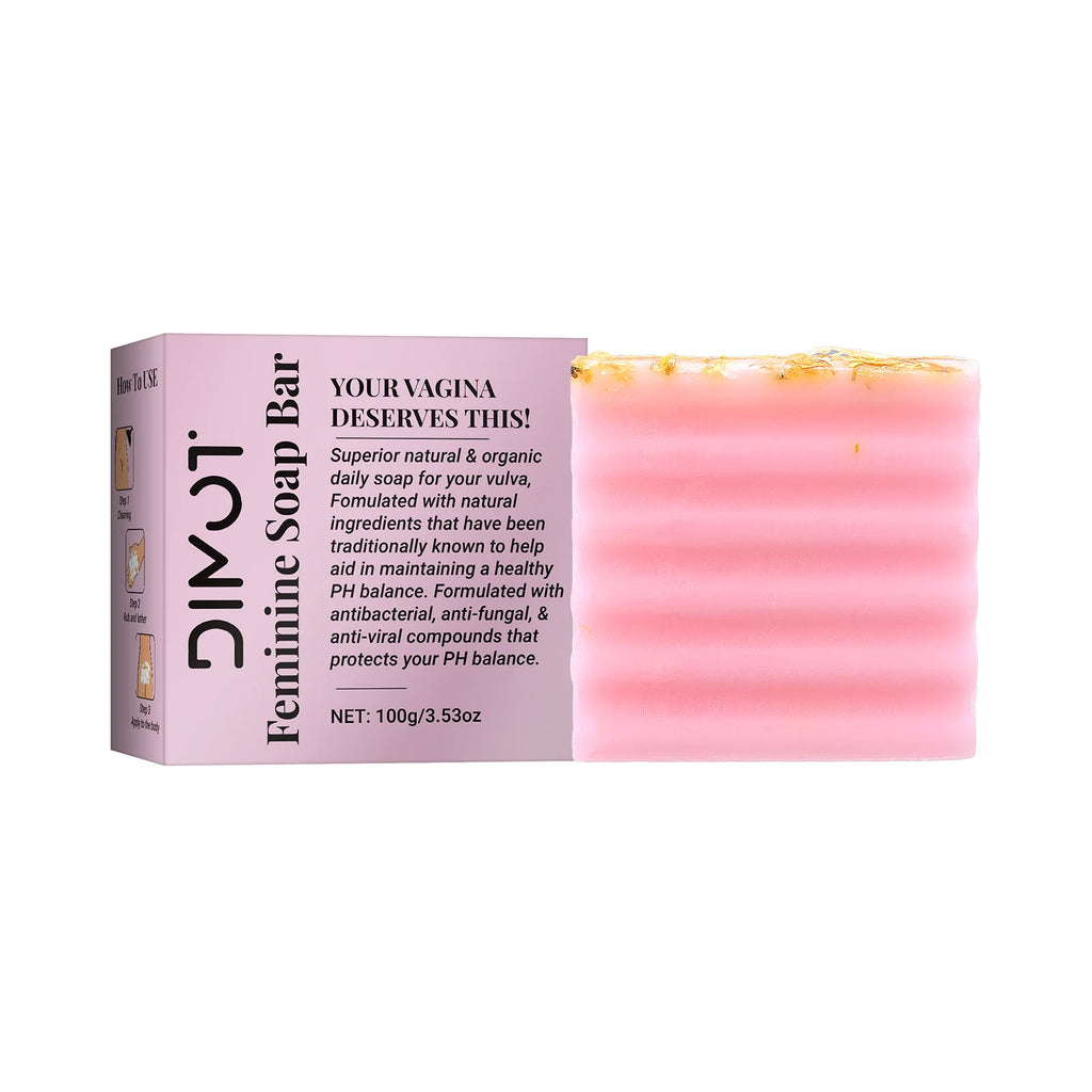 100g Natural Feminine Care Soap for PH Balance, Odor Control & Hydration Handmade Feminine Soap Bar