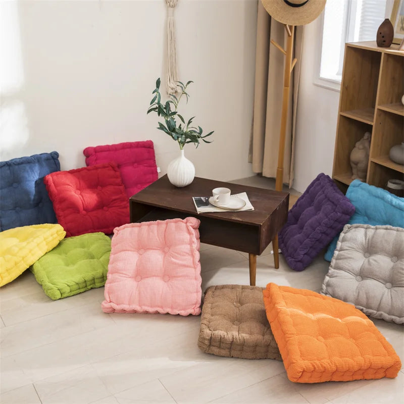 1 PC Degrees of Comfort Meditation Floor Pillow, Square Large Pillows Thick Floor Cushion