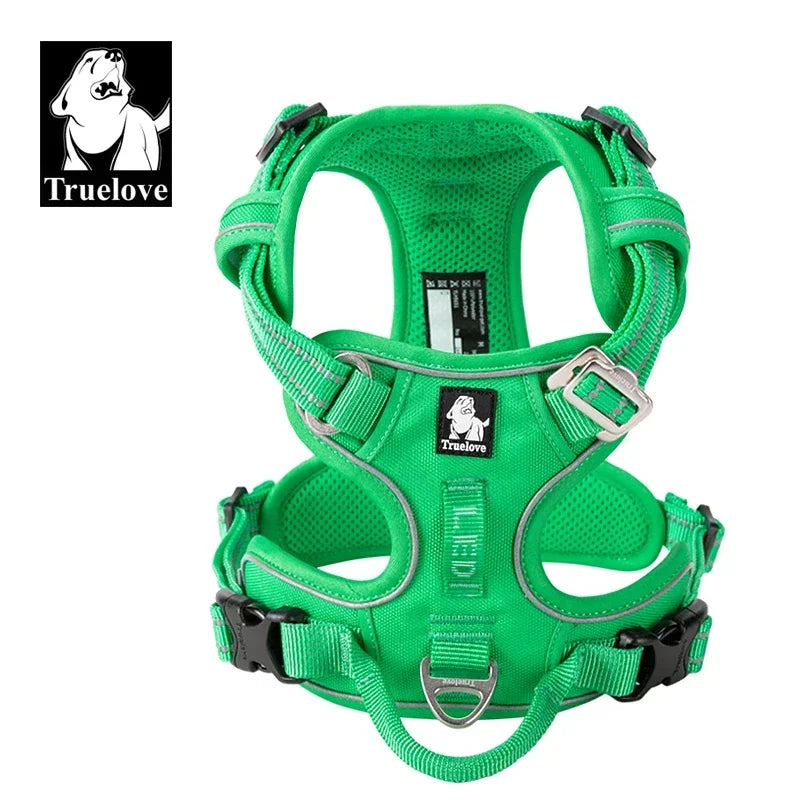 Truelove Pet Dog Harness Camouflage Reflective Nylon Easy to Adjust