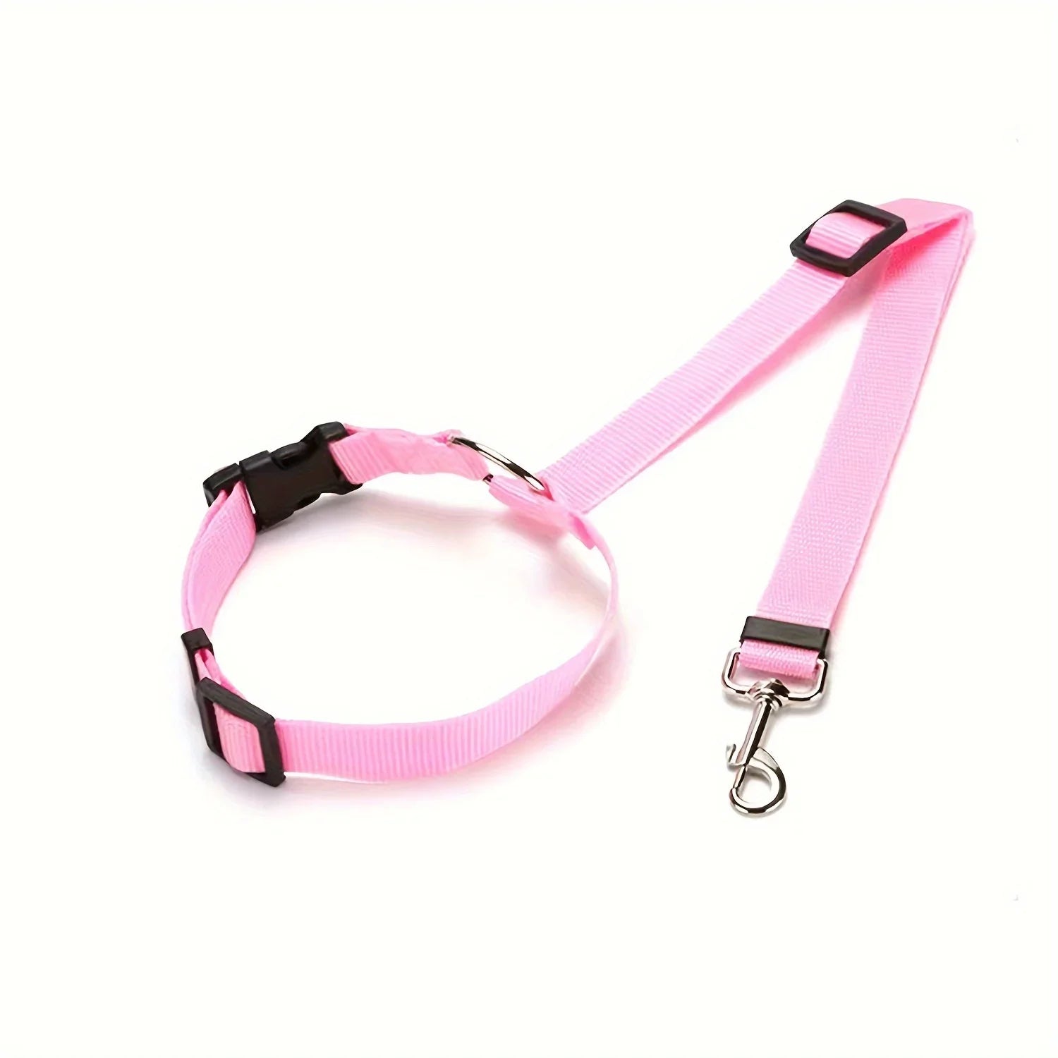 Pet car seat belts, dog and cat car leash, rear seat, retractable. Make your pet safer!
