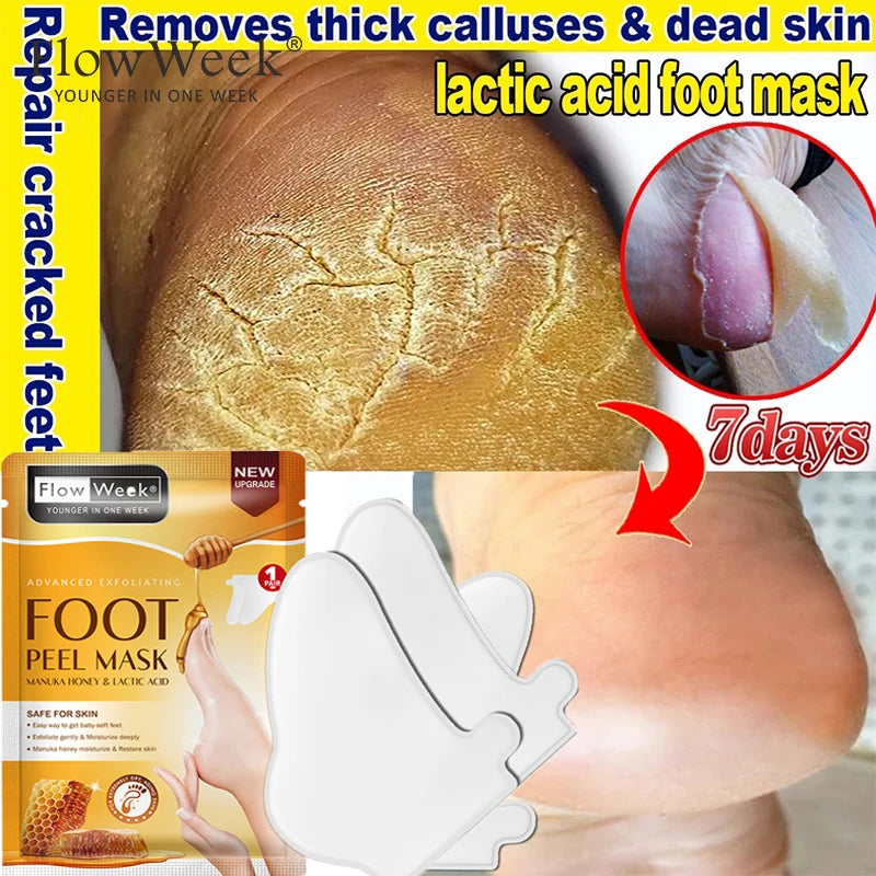 Foot Peeling Mask Repairs Heels & Removes Dry Dead Skin Exfoliating