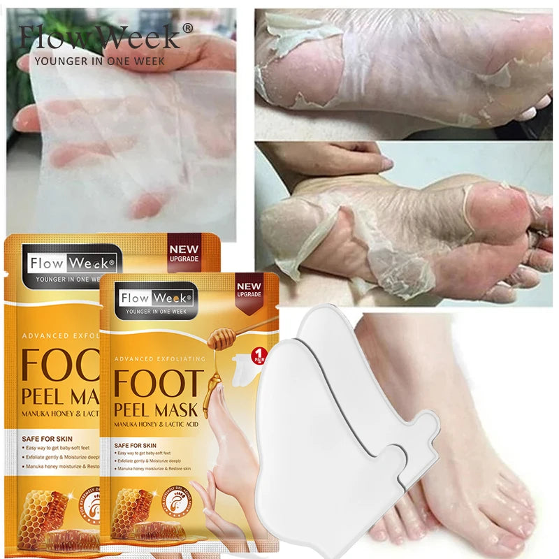 Foot Peeling Mask Repairs Heels & Removes Dry Dead Skin Exfoliating