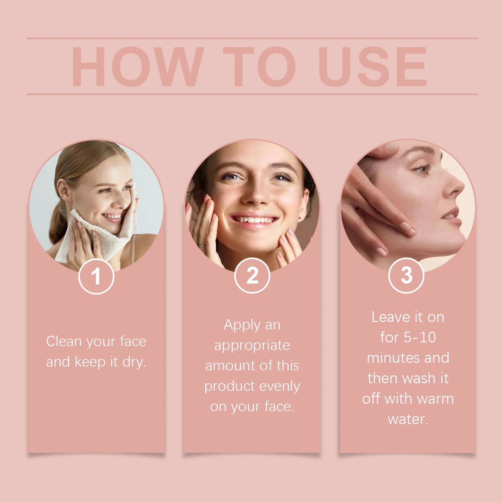 Viareline Rose Face Cleaning Mask Blackhead Remove Pore Dirt, Improve Dullness, Tightening, Gentle Mud Mask