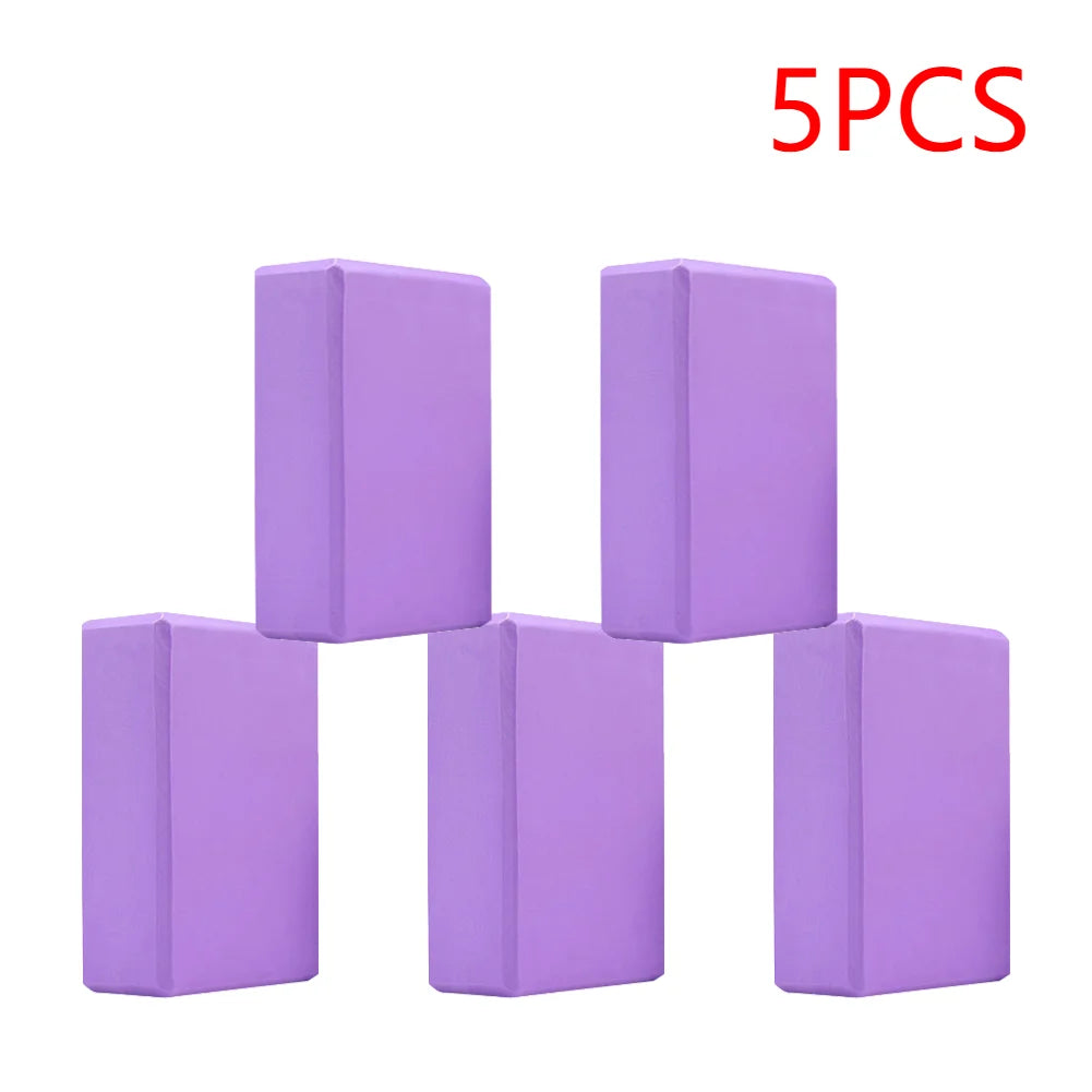 2-5PCS EVA Yoga Block Moisture-Proof, High Density, Body Shaping and for Meditation