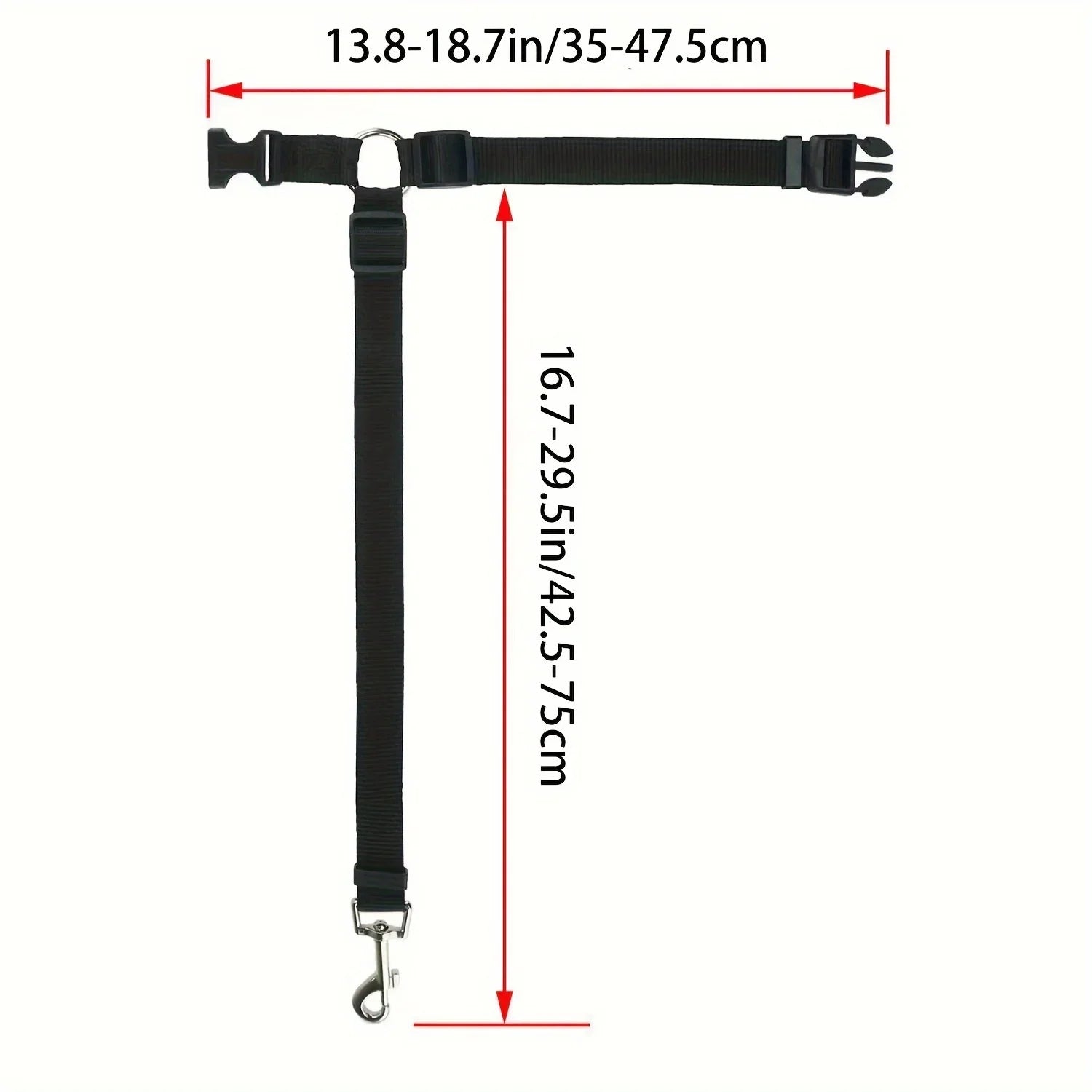 Pet car seat belts, dog and cat car leash, rear seat, retractable. Make your pet safer!