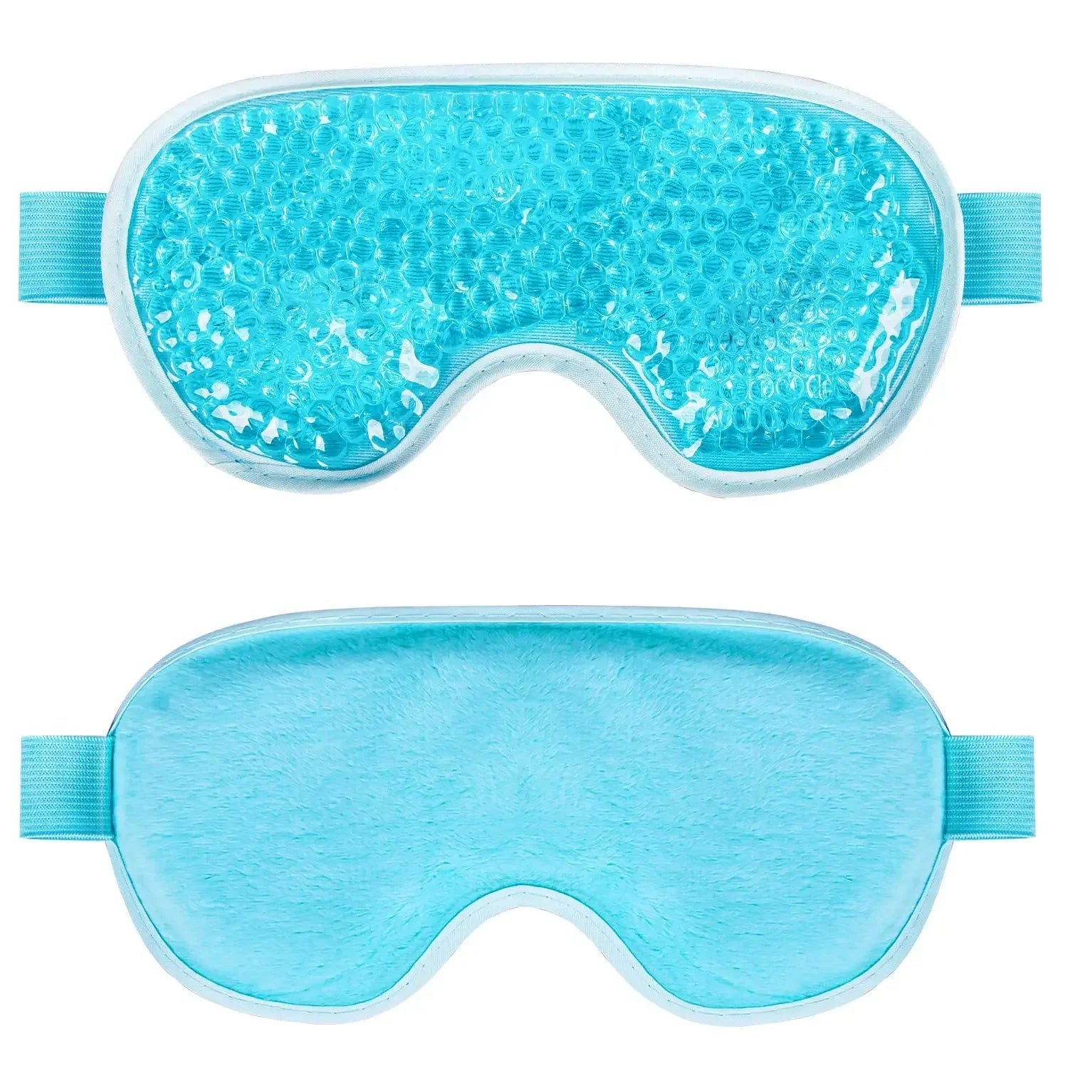 PVC Eye Mask Cooling Eye Mask, Hot Cold Compress Gel Beads for Puffy Eyes, Dark Circles Reducer