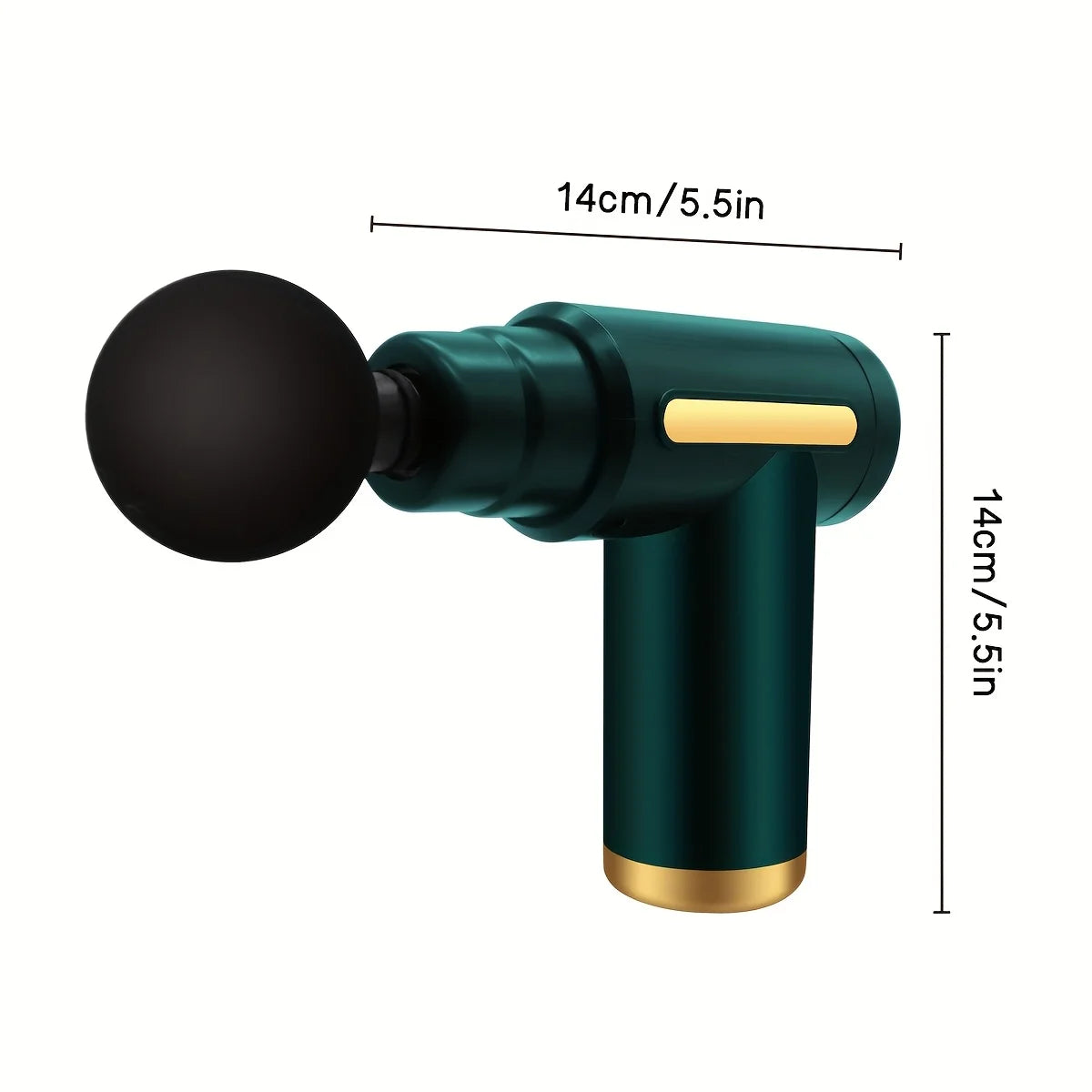 Long endurance TYPE-C electric massager with six adjustable levels, silent, multifunctional