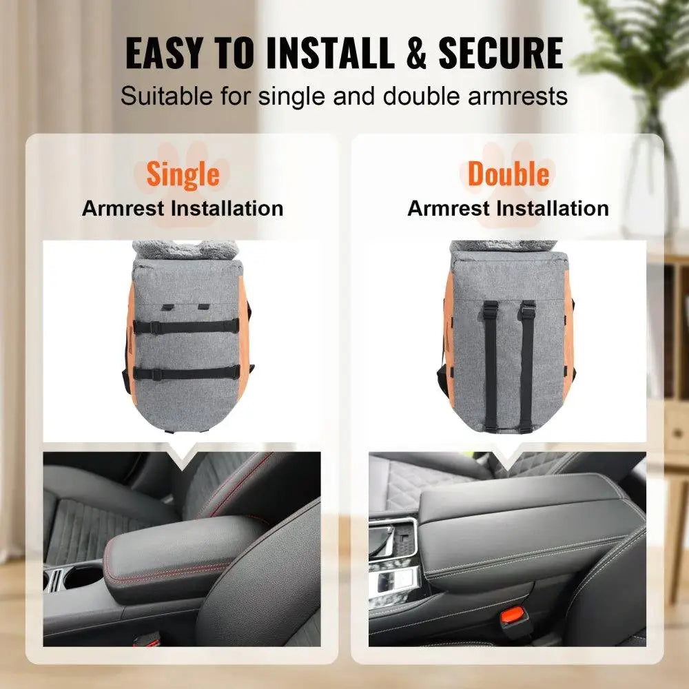 Car Seat Booster Center Console Comfort for small Dogs 8 lbs