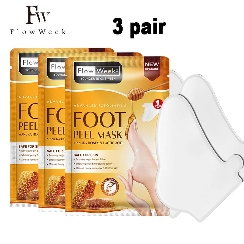 Foot Peeling Mask Repairs Heels & Removes Dry Dead Skin Exfoliating